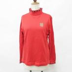  Munsingwear одежда MUNSINGWEAR Junko Shimada JUNKO SHIMADA Golf спортивная одежда рубашка длинный рукав с высоким воротником красный красный 11 женский 