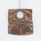 Whiting and Dsvis вечерняя сумочка ручная сумочка сцепление искусственная кожа металлик заклепки Gold чай Brown женский 