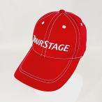 ショッピングツアーステージ ツアーステージ TOURSTAGE ゴルフ 帽子 キャップ ロゴ 刺繍 綿 レッド 赤 F メンズ