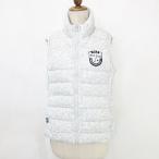  filler FILA GOLF Golf спортивная одежда жилет общий рисунок камуфляж рисунок Zip выше воротник-стойка легкий серый M женский 