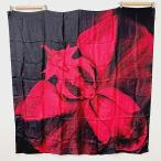  Alexander McQueen ALEXANDER MCQUEEN мелкие вещи шарф большой размер черный красный чёрный красный *AA* мужской женский 