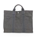 エルメス HERMES エールライン MM トートバッグ ハンドバッグ グレー ☆AA★ メンズ レディース