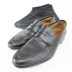 ショッピングシューズカバー バーウィック Berwick ローファー シューズカバー ペニーロファー コインロファー レザー 革靴 5123 ブラック 黒 40 メンズ