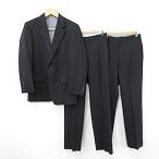 morishima выставить сшитый костюм костюм tailored jacket слаксы 3P одиночный . обратная сторона полоса чёрный 