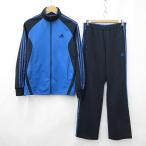  Adidas выставить джерси жакет брюки длинный рукав Zip выше длинный Logo линия темно-синий синий темно-синий голубой M L