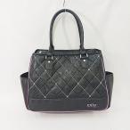  XXIO XXIO Golf сумка "Boston bag" стеганое полотно искусственная кожа черный розовый мужской женский 