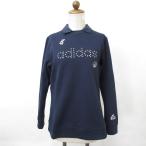  Adidas adidas Golf спортивная одежда футболка длинный рукав Polo воротник воротник имеется вышивка темно-синий темно-синий XL женский 