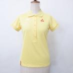  Le Coq s Porte .fle coq sportif рубашка-поло GOLF спорт одежда короткий рукав Logo вышивка желтый желтый M женский 