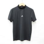  Adidas adidas Golf спортивная одежда код Chaos рубашка короткий рукав с высоким воротником 2026 год модели чёрный черный M мужской 