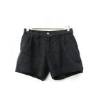 レトロ ガール RETRO GIRL パンツ ショート丈 ハーフ丈 ギャザー チャコールグレー M レディース【中古】【ベクトル 古着】
