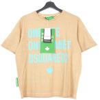 未使用品 ディースクエアード DSQUARED2 22SS One Life Ranny Tee プリントＴシャツ カットソー 半袖 コットン S ブラウン 茶 S73GC0268 国