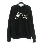 ショッピングアイスクリーム アイスクリーム EYESCREAM 23AW CRAZY COTTON SWEATSHIRT スウェットシャツ トレーナー L ブラック 黒 ICJP233K006 国内正規 メンズ