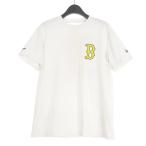 ニューエラ NEW ERA × BTS BUTTER RS22 BOSRED ロゴプリント Tシャツ 半袖カットソー XS 白 ホワイト 13277225 メンズ レディース