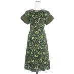 未使用品 マルニ MARNI 20SS ジャガード プルオーバーワンピース ドレス 40 グリーン 緑 ABMA0460O1 国内正規 レディース