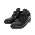 プラダ PRADA レースアップ レザーシューズ 革靴 ブラック 黒 メンズ