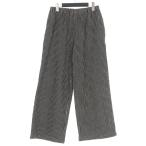 コムデギャルソンコムデギャルソン COMME des GARCONS COMME des GARCONS 00’ ウール縮絨 ストライプ イージーパンツ スラックス M