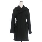 トリココムデギャルソン tricot COMME des GARCONS フラップ ウールコート ジャケット M ブラック 黒 TN-C020 レディース