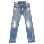  дизель DIESEL BELTHERwoshudo обработка Denim брюки джинсы 30/30 индиго внутренний стандартный мужской 