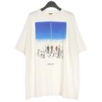 未使用品 セントマイケル SAINTMICHAEL 25SS シン・エヴァンゲリオン劇場版Tシャツ EV_SS TEE Tシャツ カットソー 半袖 L 白 青 SM-HR8-000