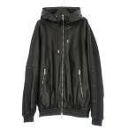 ショッピングディースクエアード ディースクエアード DSQUARED2 24SS Hybrid Swag Track Suit ハイブリッド フーデッドジャケット ブルゾン 50 ブラック 黒 S74AM1459