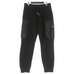 ディースクエアード DSQUARED2 25SS カーゴリブスウェットパンツ M ブラック 黒 S74KB0991 S25516 国内正規 メンズ
