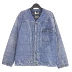 ショッピングロンハーマン ボートメイクニュークローズ VOTE MAKE NEW CLOTHES ロンハーマン別注 転写プリント 中綿ジャケット ブルゾン M インディゴ VT-0028RHC メ