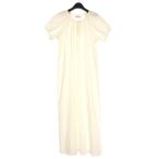 ショッピングロンハーマン ロンハーマン Ron Herman × TEN パフスリーブ ロングワンピース ドレス 半袖 ホワイト 白 レディース