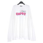 ショッピングディースクエアード 未使用品 ディースクエアード DSQUARED2 23AW ロングスリーブTシャツ プリント カットソー 長袖 L ホワイト 白 S74GD1149 国内正規 メンズ