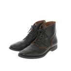 ショッピング比較 ルア LUA × スクーブ SKOOB 別注 M-43 レースアップブーツ レザー 靴 8D ブラック 黒 SKB-009SP メンズ