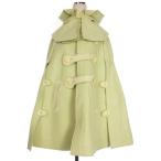  не использовался товар meg Miura MEGMIURA 23AW пончо склеивание пальто 38 lime MM-WD23AW-CO2353 женский 