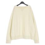 ショッピングマルジェラ メゾンマルジェラ 10 Maison Margiela 10 22SS 反転ロゴ オーバーサイズスウェット トレーナー 長袖 S クリーム S50GU0188 国内正規 メンズ