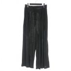 ショッピングNUDE ヌードマサヒコマルヤマ NUDE:MASAHIKO MARUYAMA リネン イージーワイドパンツ スラックス 1 ブラック 黒 NU-1401 メンズ