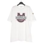 モンクレール MONCLER 25SS Varsity logo t-shirt  ロゴプリント Tシャツ カットソー 半袖 L ホワイト 白 K10918C00006 国内正規 メンズ