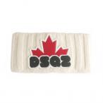 未使用品 ディースクエアード DSQUARED2 23AW ニットヘアバンド 帽子 ロゴワッペン UNI アイボリー 白 S83KN0072 国内正規 レディース