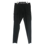 未使用品 ディースクエアード DSQUARED2 23AW Flannel Cigarette Fit Pant フランネル カーゴパンツ スラックス 46 ブラック 黒 S71KB0578