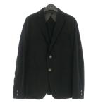 マイケルタピア MICHAEL TAPIA ウール テーラードジャケット ブレザー 長袖 S 黒 ブラック メンズ