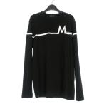 ショッピングmoncler モンクレール MONCLER LS TSHITS ラバーロゴ ロングスリーブTシャツ カットソー 長袖 M ブラック 黒 H20918D00003 国内正規 メンズ