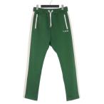 ショッピングディーゼル ディーゼル DIESEL ロゴ刺繍 サイドライン トラックパンツ イージーパンツ S グリーン 緑 国内正規 メンズ