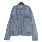 アンブッシュ AMBUSH  DENIM RIDERS JACKET デニムライダースジャケット ブルゾン 長袖 L インディゴ 12114312 メンズ
