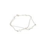 ショッピングディースクエアード 未使用品 ディースクエアード DSQUARED2 23AW Jesus クロスモチーフ 2連 ブレスレット アクセサリー M シルバー S82AR0002 国内正規 メンズ