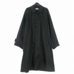 未使用品 グラフペーパー Graphpaper 25AW Solotex Twill Oversized Coat ツイル オーバーサイズ ステンカラーコート ジャケット 1 ブラッ