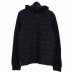 プラダ PRADA 切替 中綿パーカー ジャケット M ブラック 黒 SJC574 R192 メンズ