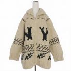 ベルパー BELPER Cowichan knit jacket カウチンニット ジャケット セーター 長袖 F ベージュ 1721-1122 レディース