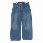 ザラ ZARA BAGGY BALLOON JEANS バギーバルーンジーンズ デニムパンツ EUR44 インディゴ レディース