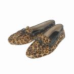  Diana DIANA Leopard - lako Loafer мокасины обувь 25cm Brown чай 41320 женский 