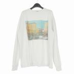 ウィンダンシー × マインデニム 24SS Photo L/S Tee フォトプリント ロングスリーブTシャツ カットソー L ホワイト WD5-C-MND-24-Q4-06