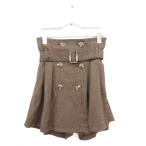 titikaDIDYCA брюки юбка юбка-брюки "в елочку" шерсть .00 чай Brown /hk1208 женский 