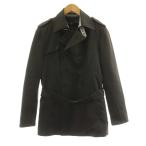  M ke- Michel Klein Homme MK MICHEL KLEIN HOMME тренчкот двойной с хлопком подкладка ремень имеется 46 чай Brown 