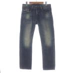 ディーゼル DIESEL WAYKEE デニムパンツ ジーンズ ボタンフライ ダメージ加工 USED加工 W29L30 S インディゴ 0814A /SI34 メンズ