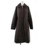  Leilian Leilian с хлопком пальто длинный воротник-стойка одиночный задний ремень 9 M чай цвет Brown /SI46 женский 